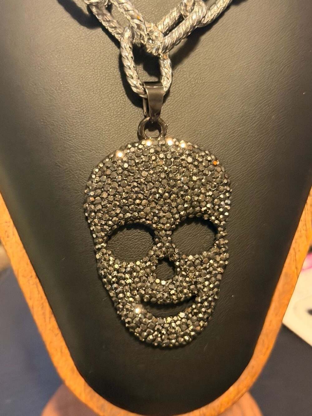 Large Sugar Skull Necklace